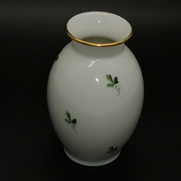 SOLD.           VTG. Augarten Wien Austria Bud Vase St. Patrick's - Picture 7 of 12